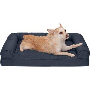 Orthopedic Dog Bed for Medium/Small Dogs w/ Removable Bolsters